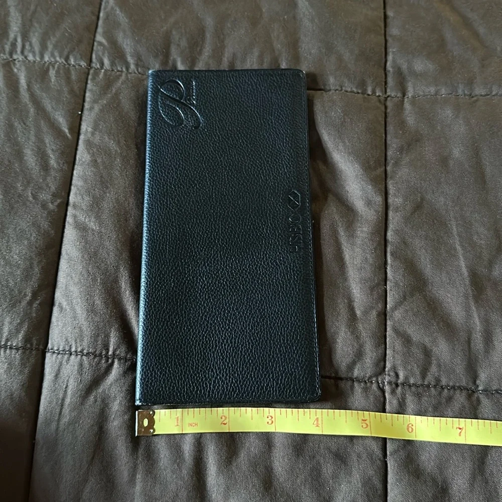 HSBC Premier Banking Leather Wallet & Checkbook Cover
